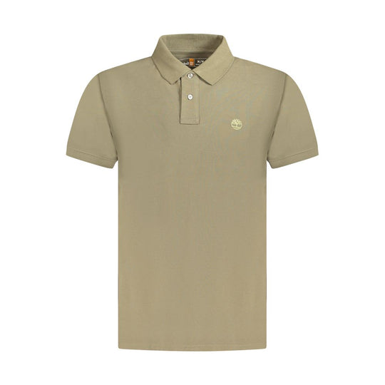 Timberland Brown Cotton Polo Shirt