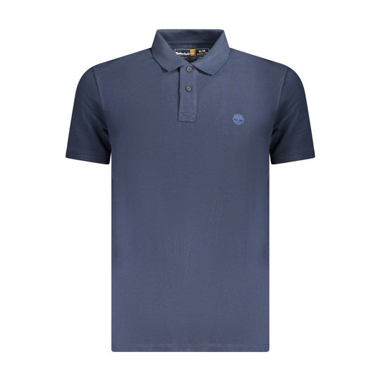 Timberland Blue Cotton Polo Shirt