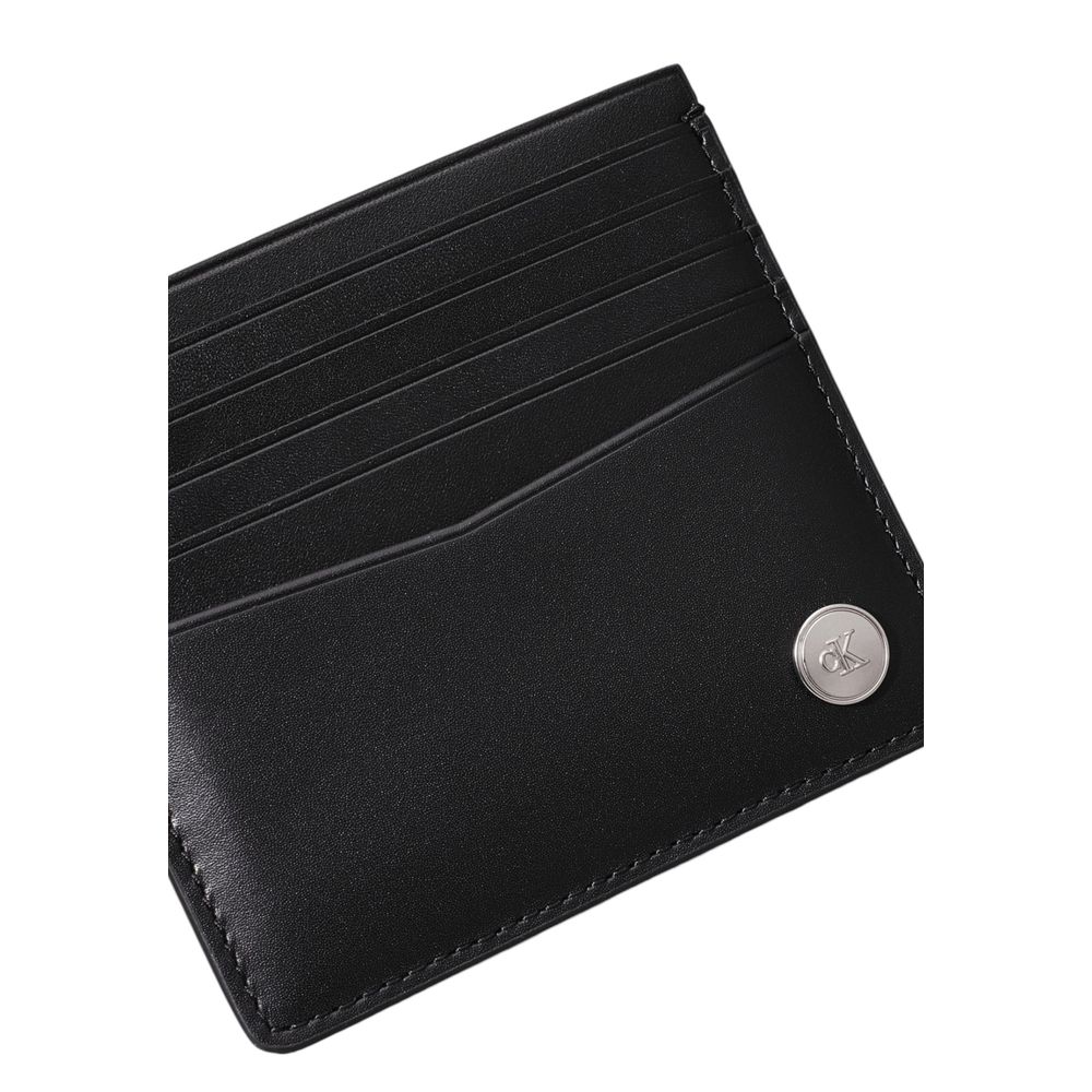 Calvin Klein Jeans Black Leather Wallet - ACCEXO
