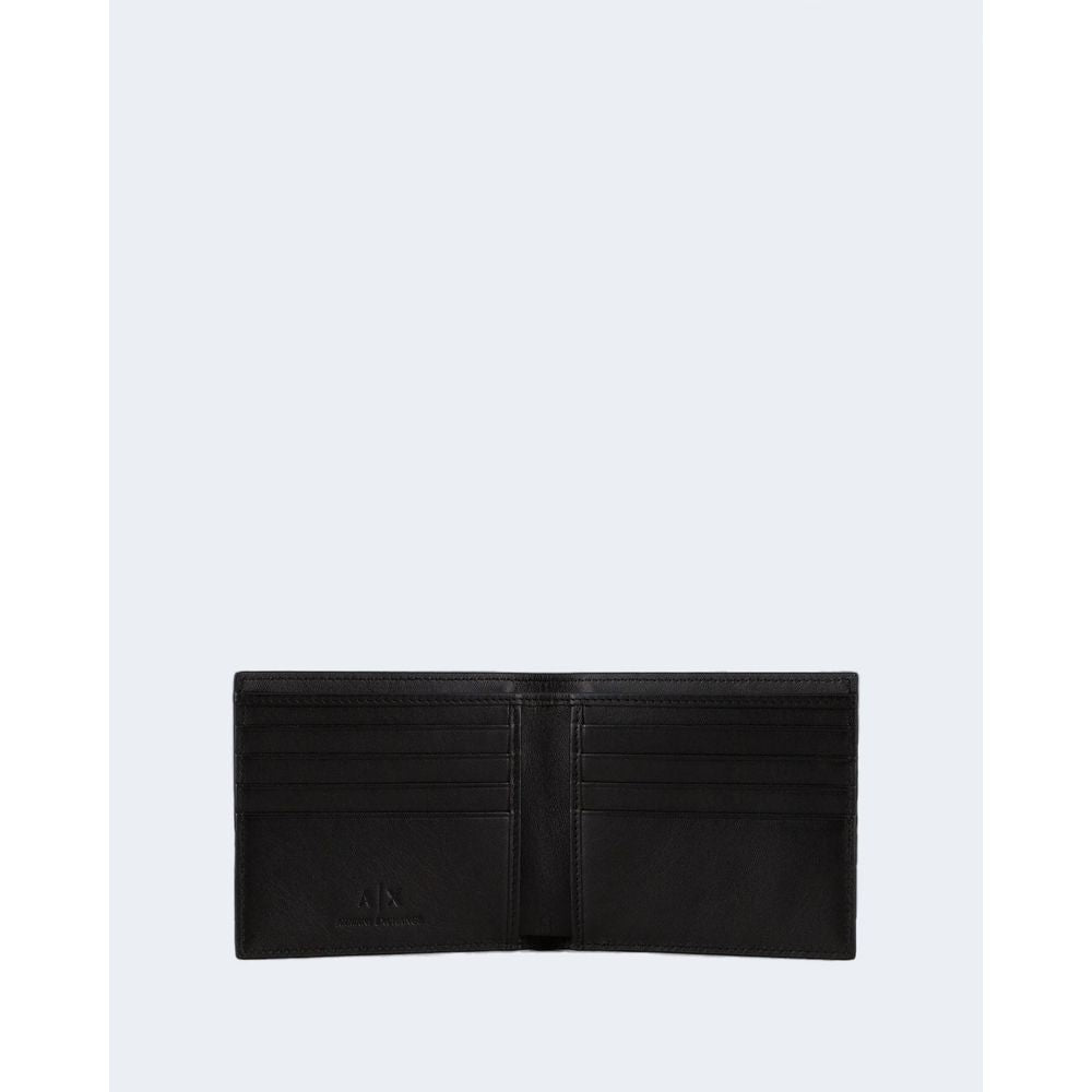 Armani Exchange Black Leather Wallet