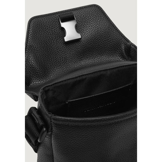 Calvin Klein Black Polyethylene Messenger Bag