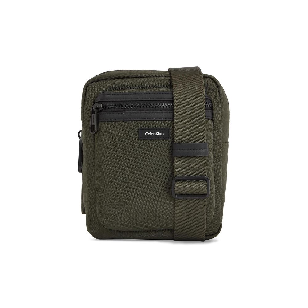 Calvin Klein Green Recycled Polyester Messenger Bag - ACCEXO
