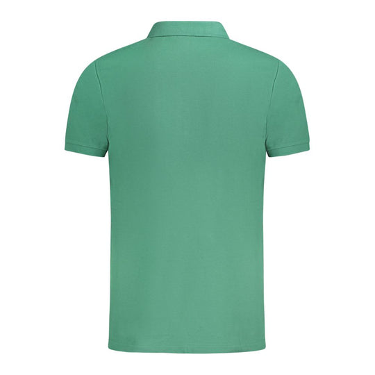 Fila Green Cotton Men Polo Shirt