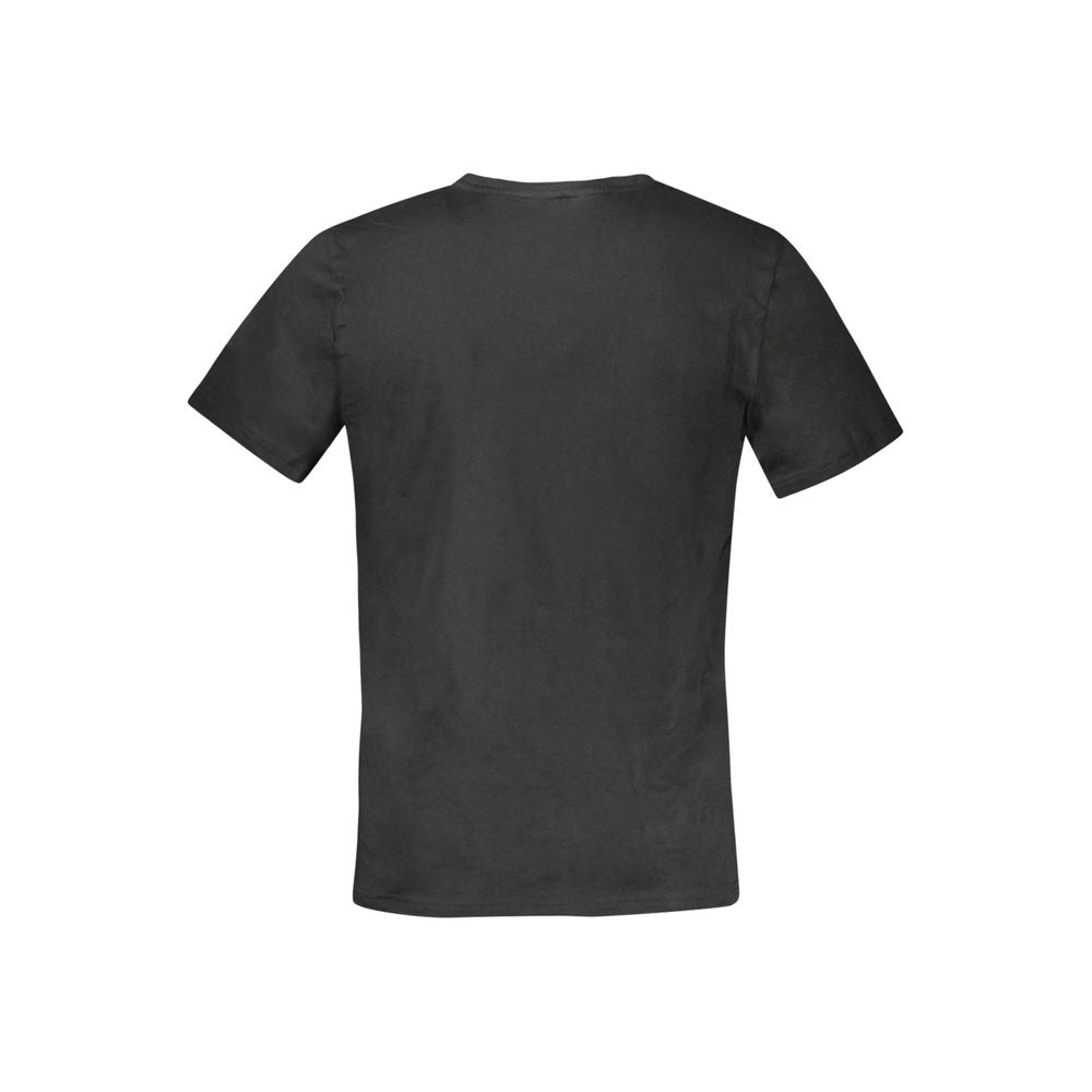 Tommy Hilfiger Black Cotton Men TShirt