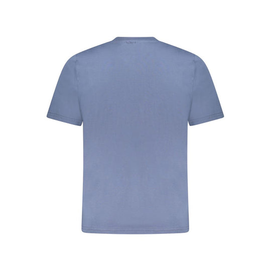 North Sails Blue Cotton Men T-Shirt