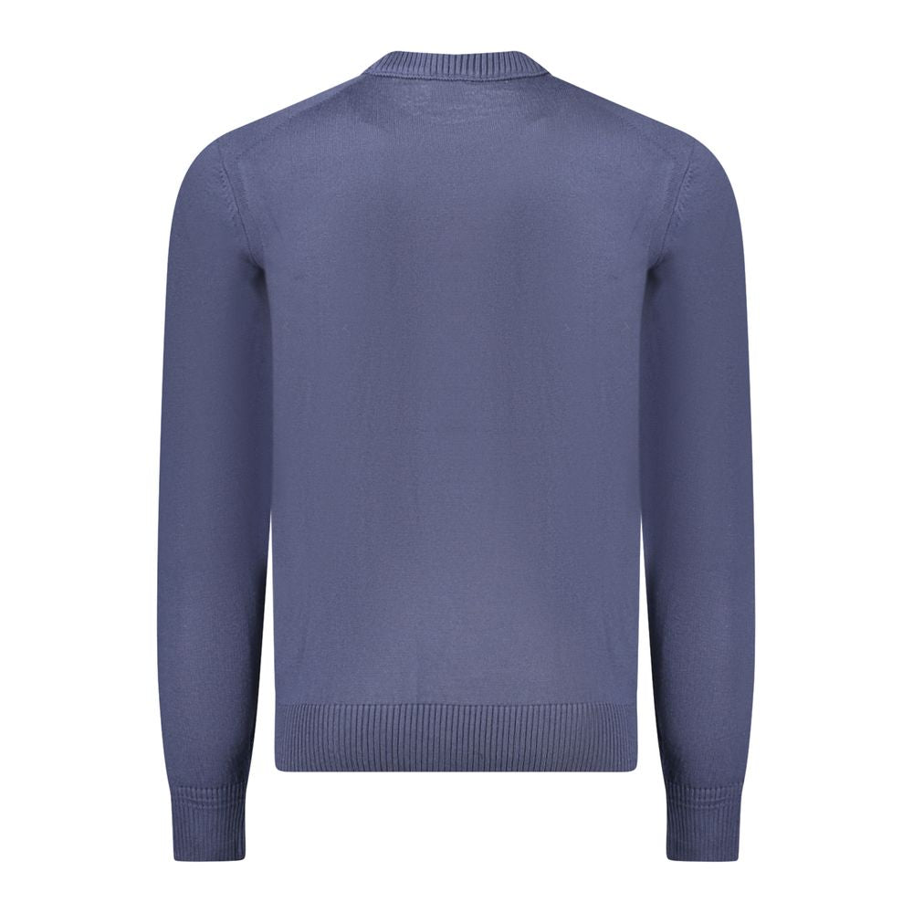 Hugo Boss Blue Wool Men Sweater