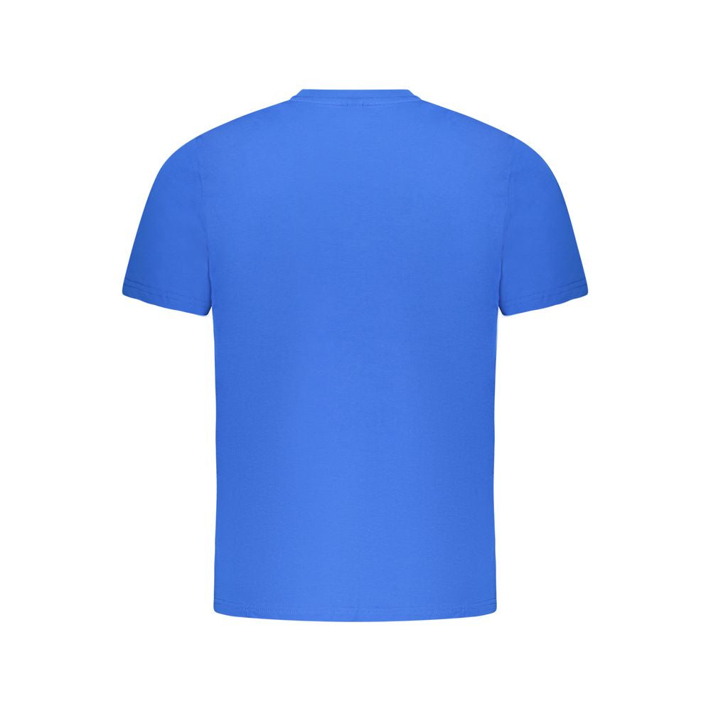 North Sails Blue Cotton Men T-Shirt