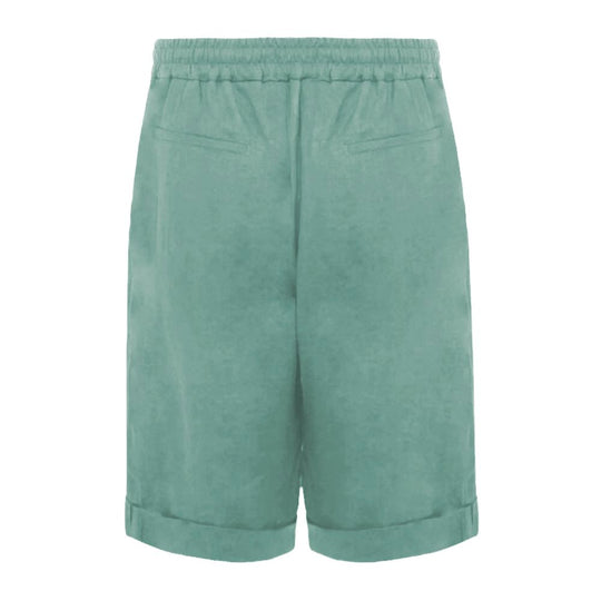 Alpha Studio Green Linen Short