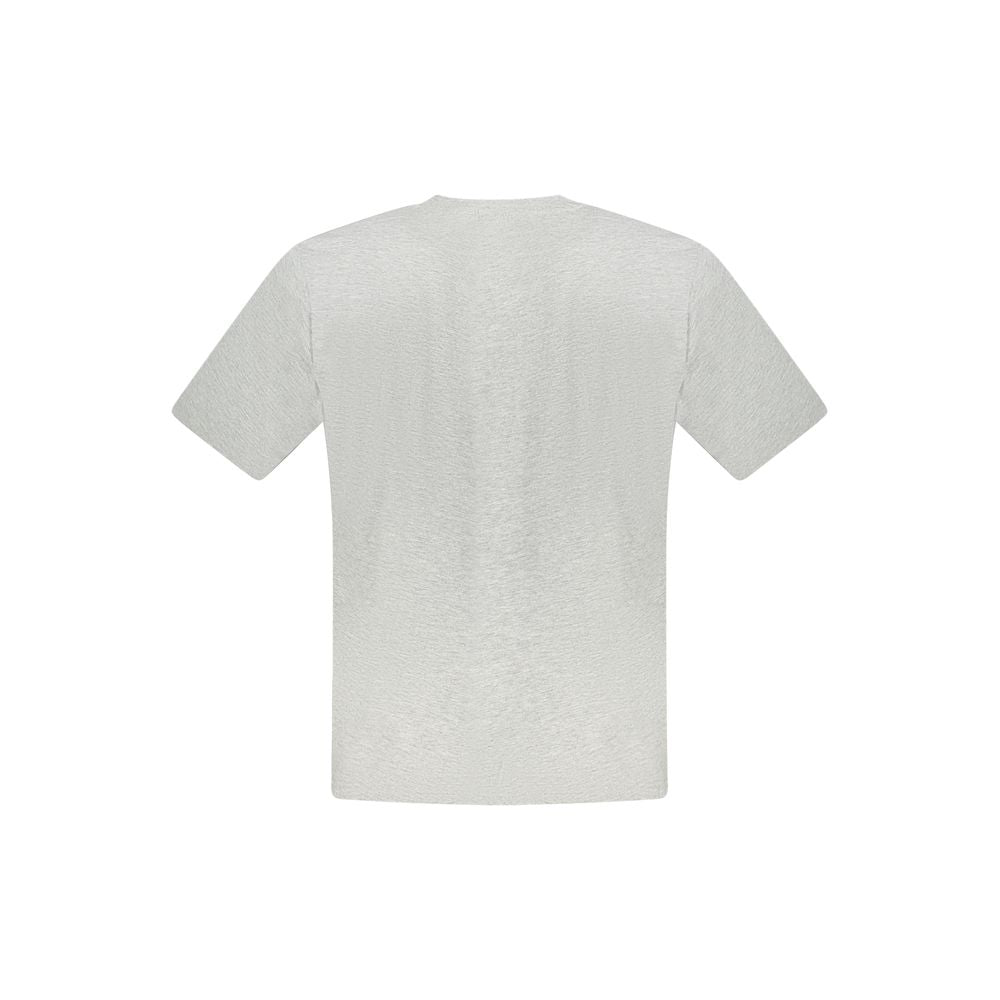 North Sails Gray Cotton Men T-Shirt