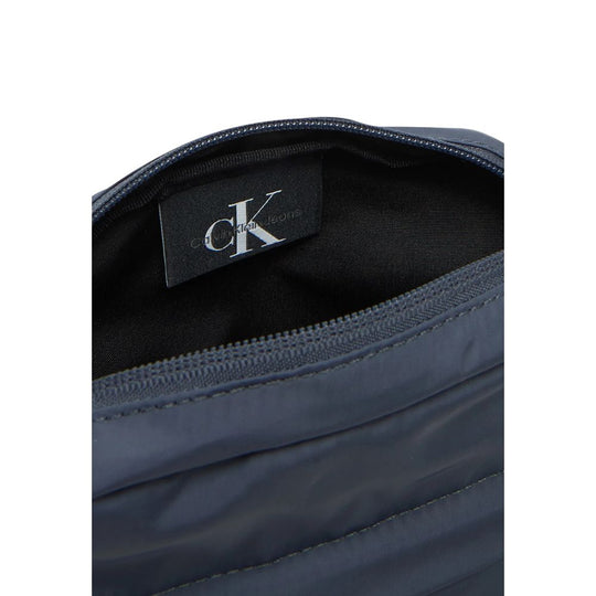 Calvin Klein Jeans Blue Recycled Polyester Messenger Bag