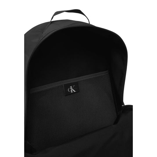 Calvin Klein Jeans Black Recycled Polyester Backpack