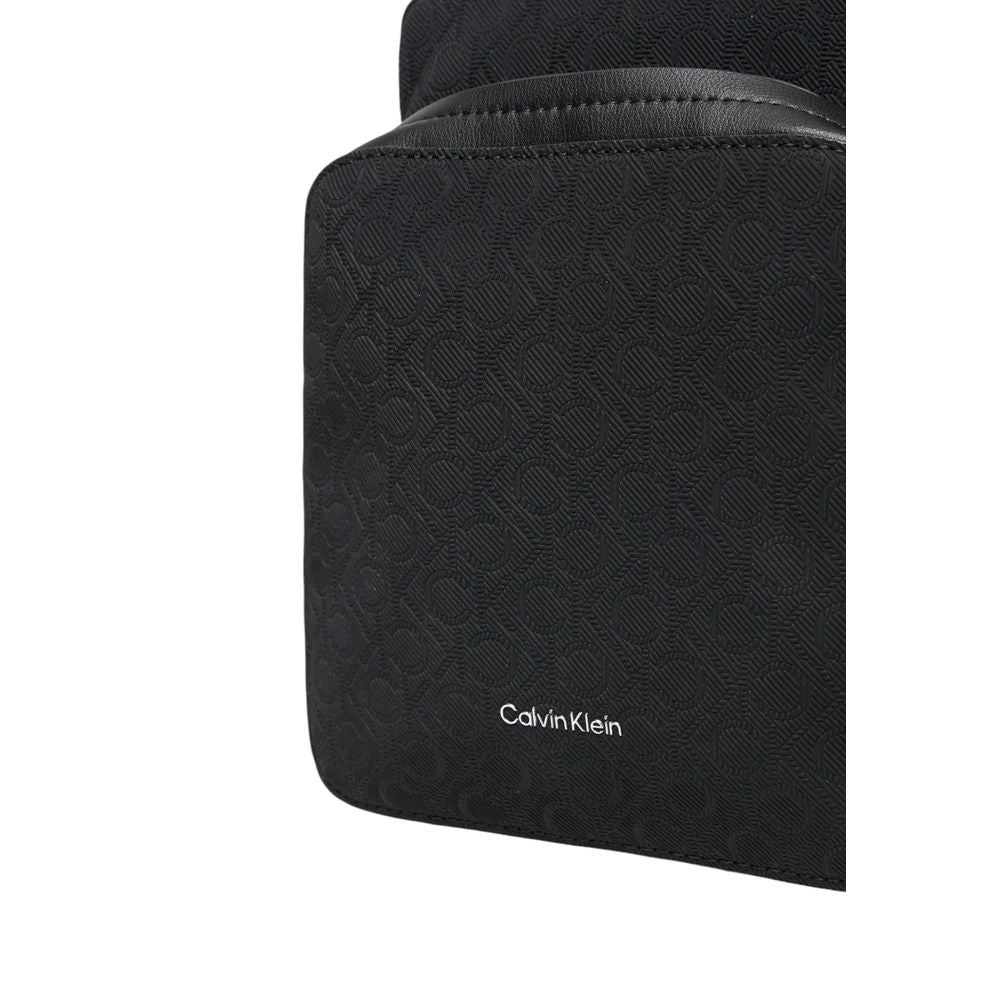 Calvin Klein Black Polyethylene Messenger Bag