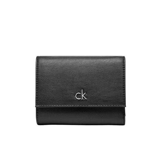 Calvin Klein Black Recycled Polyester Wallet