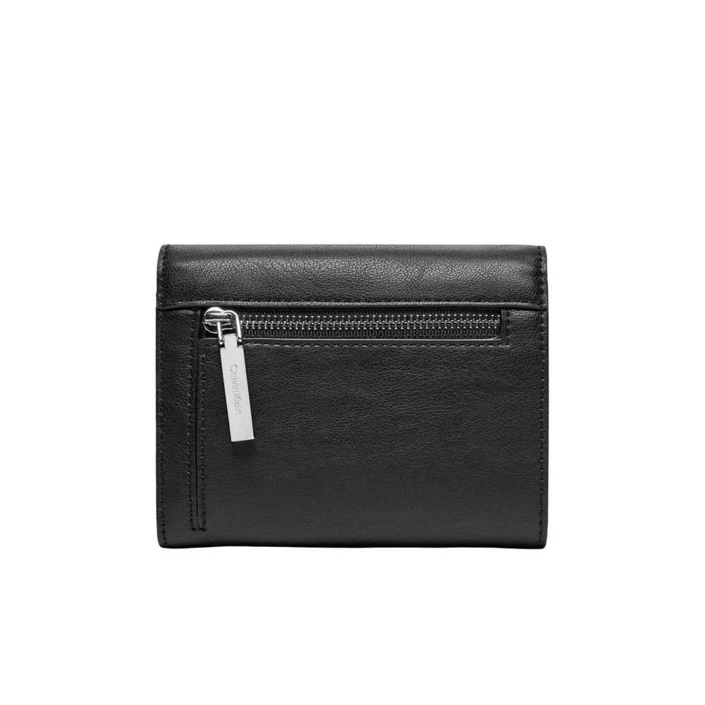 Calvin Klein Black Recycled Polyester Wallet