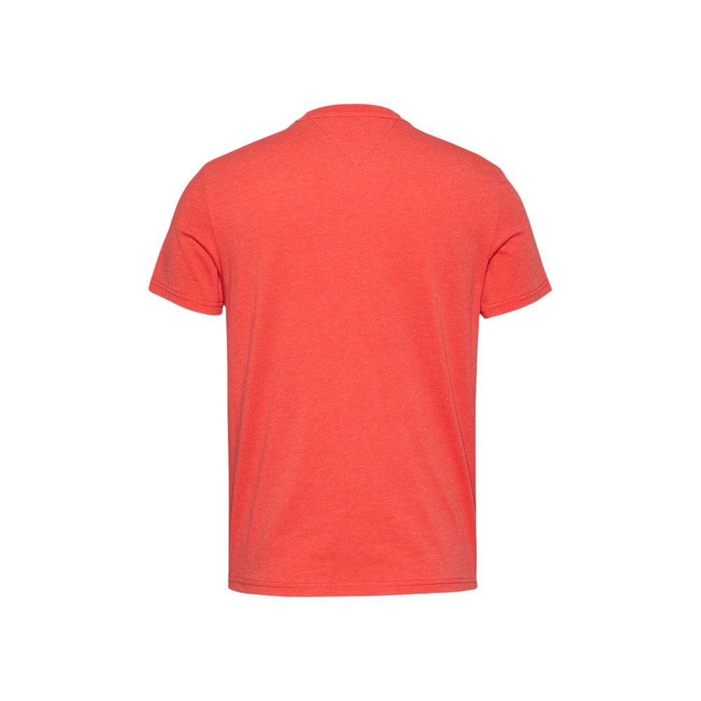 Tommy Hilfiger Jeans Orange Cotton T-Shirt