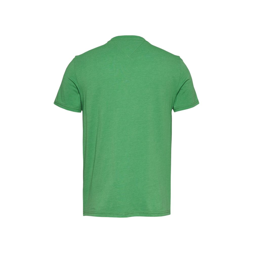 Tommy Hilfiger Jeans Green Cotton T-Shirt