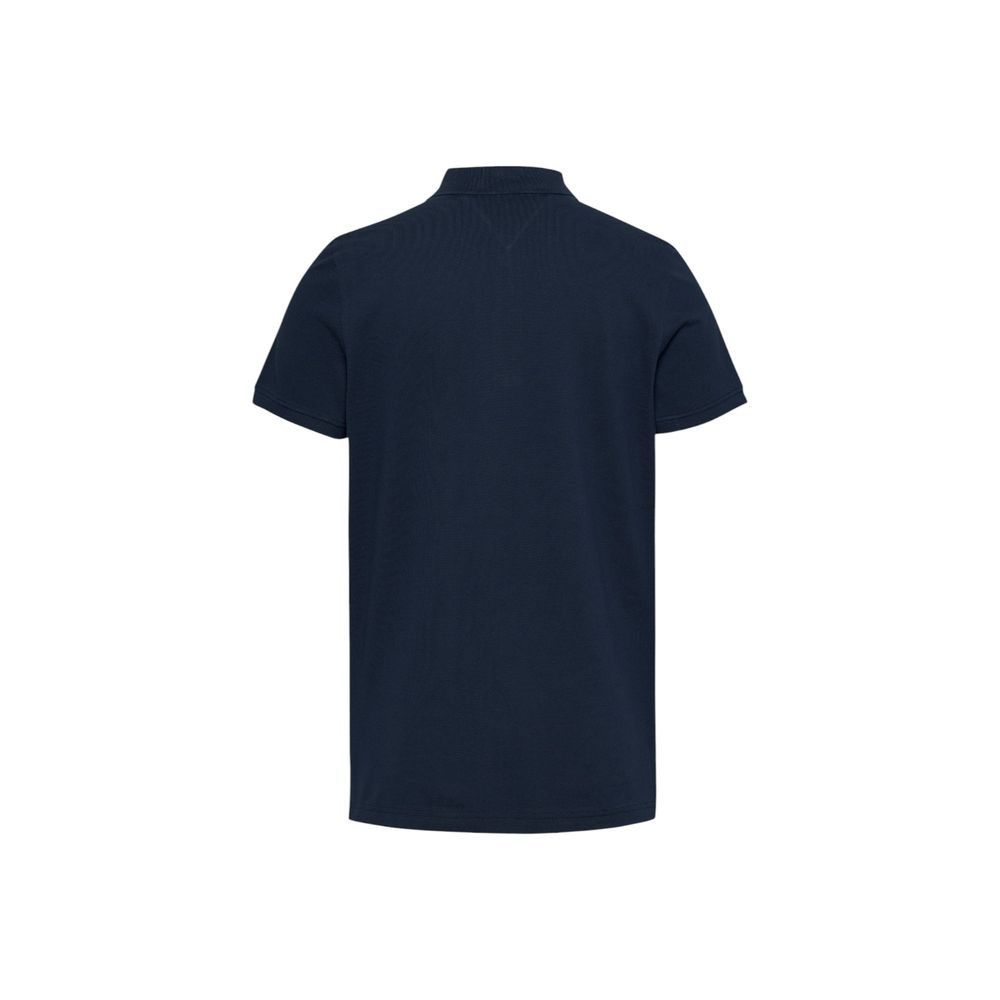 Tommy Hilfiger Jeans Blue Cotton Polo Shirt