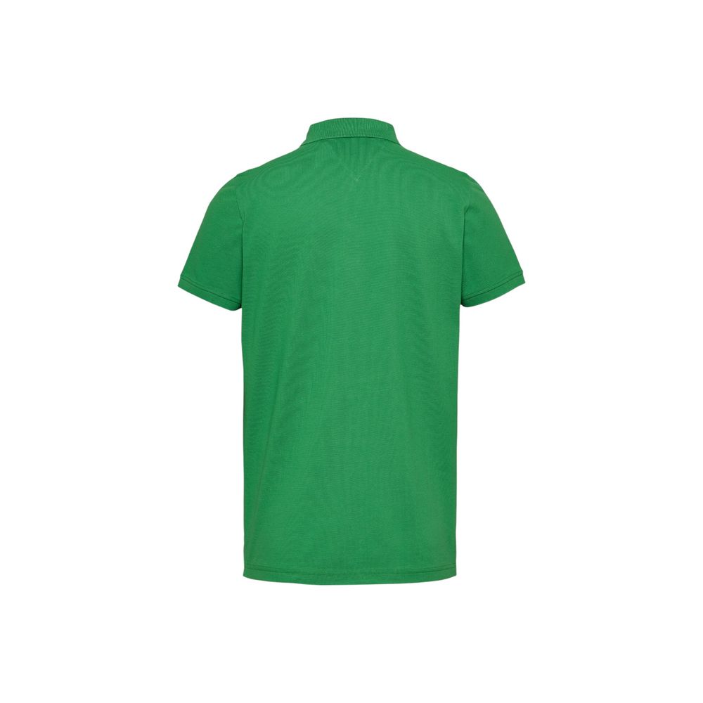 Tommy Hilfiger Jeans Green Cotton Polo Shirt