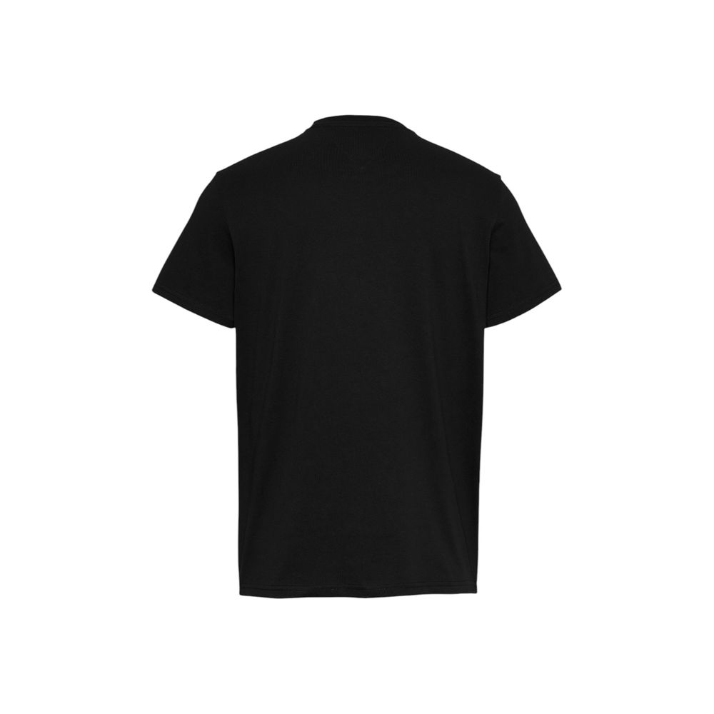 Tommy Hilfiger Jeans Black Cotton T-Shirt