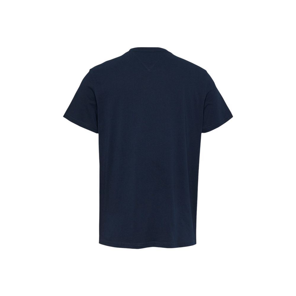 Tommy Hilfiger Jeans Blue Cotton T-Shirt