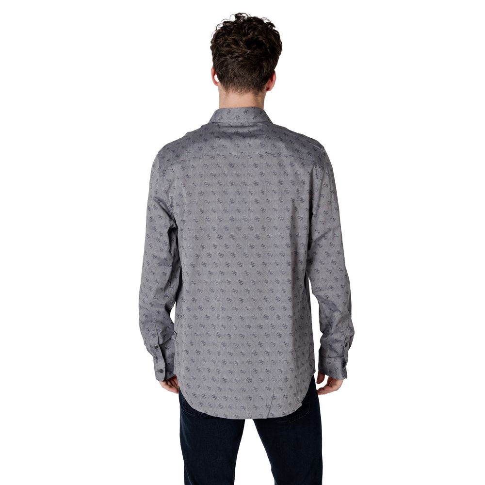 Guess Gray Cotton Shirt