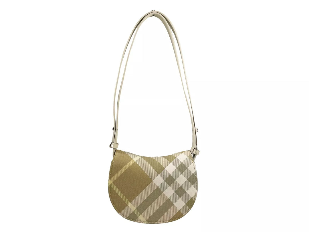 Burberry Mini Check Rocking Horse Crossbody Bag Purse