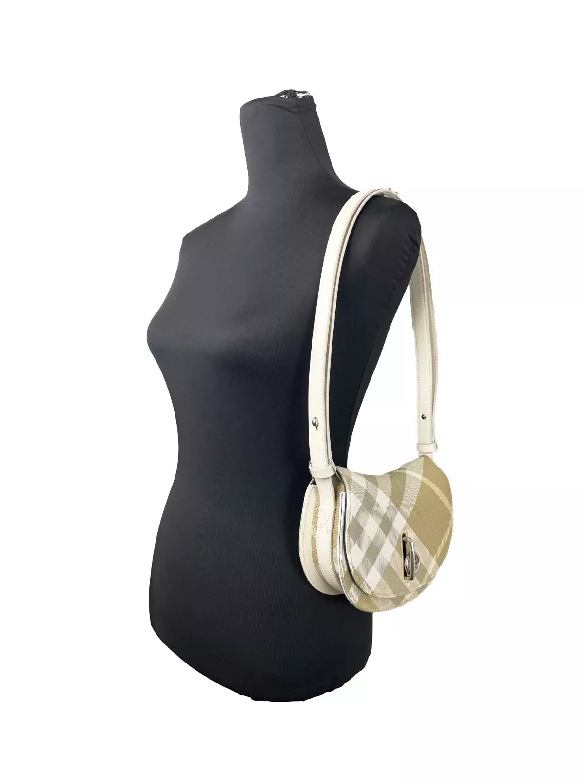 Burberry Mini Check Rocking Horse Crossbody Bag Purse - ACCEXO