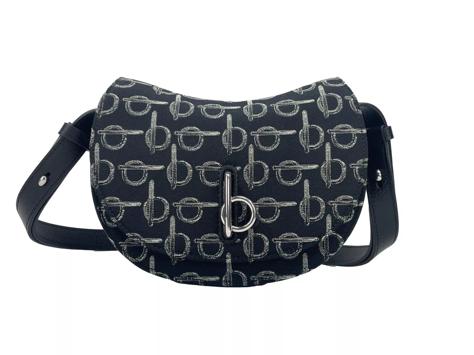 Burberry Mini Rocking Horse Crossbody Bag Purse Black - ACCEXO
