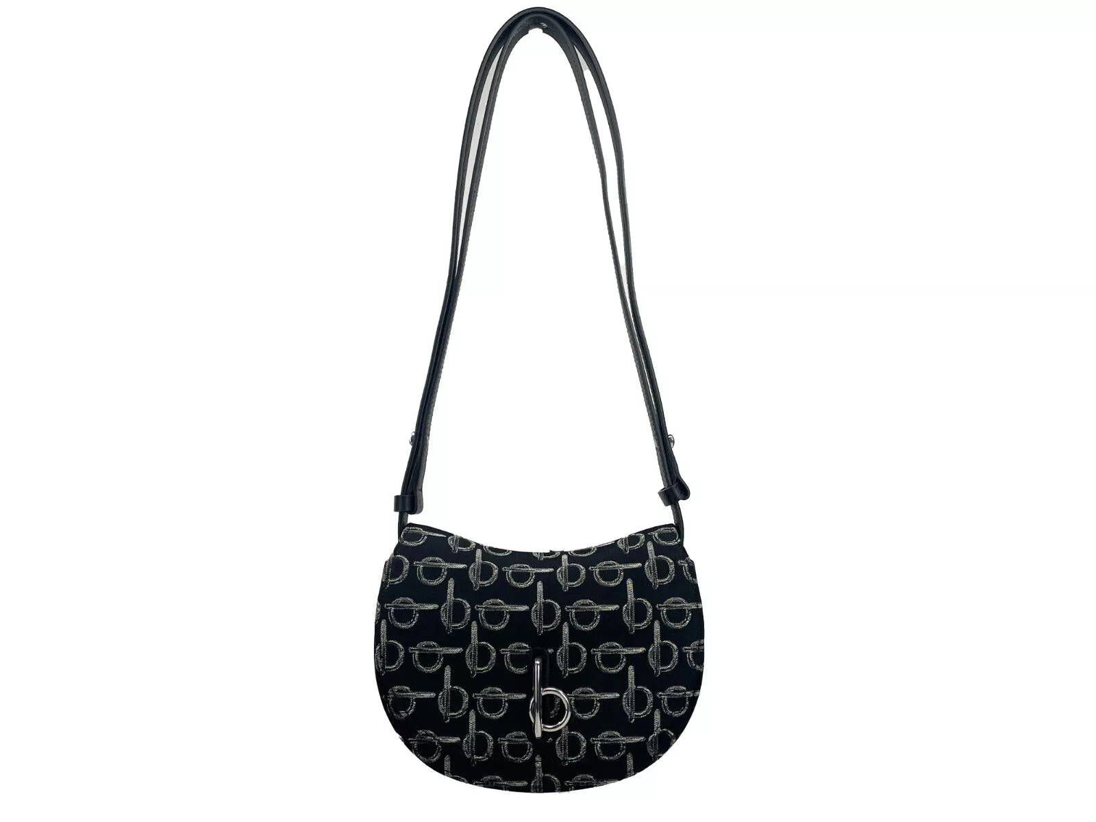 Burberry Mini Rocking Horse Crossbody Bag Purse Black - ACCEXO