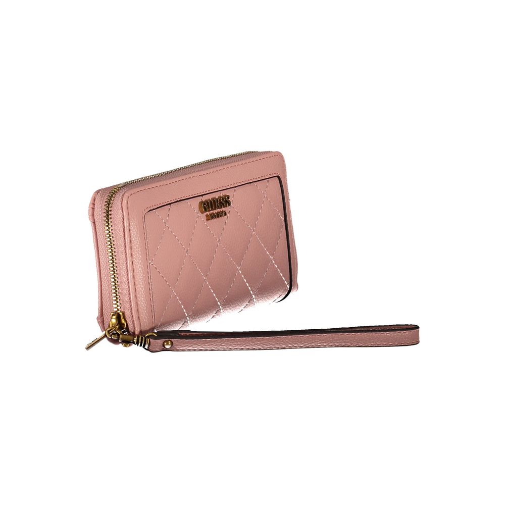 Guess Jeans Pink Polyethylene Women Wallet