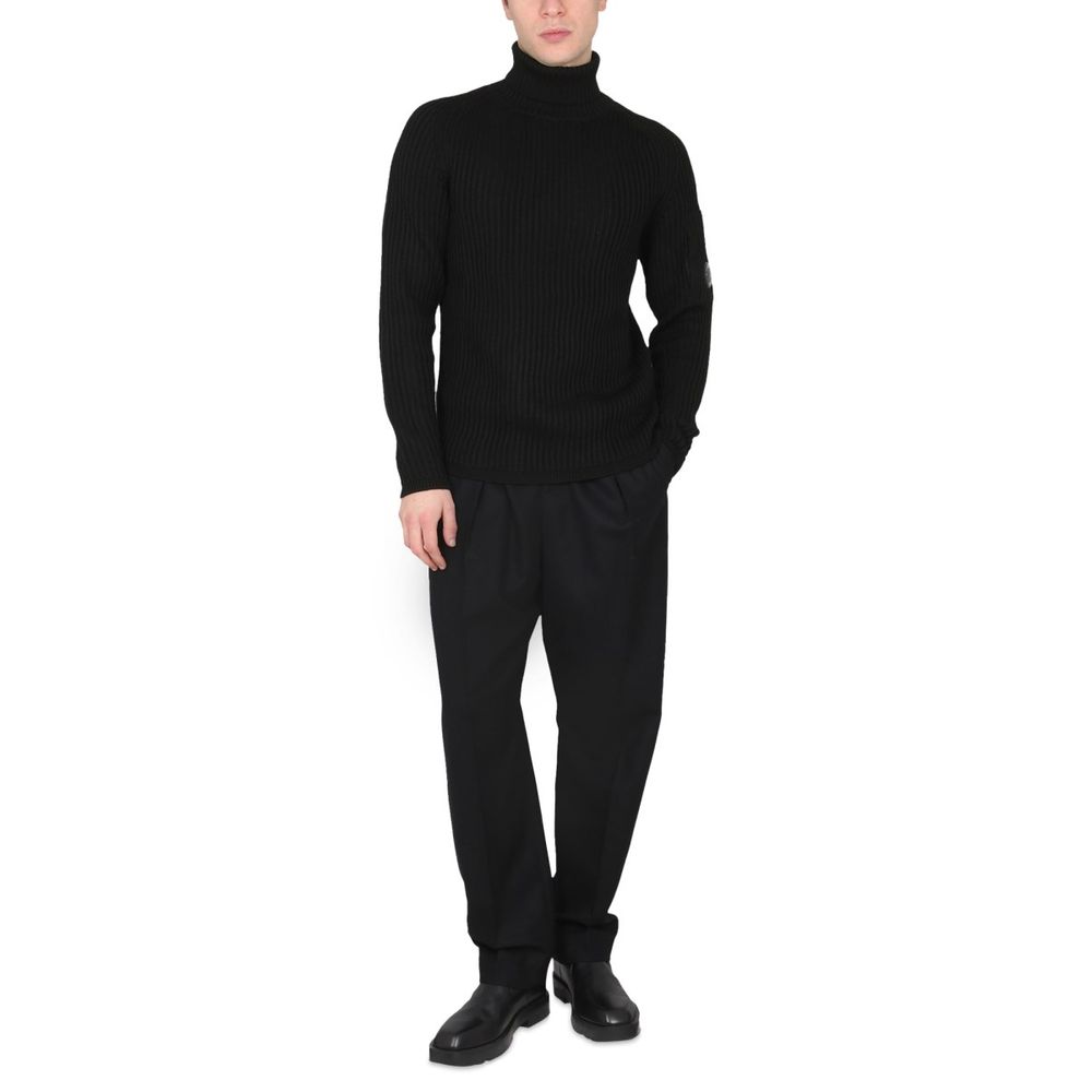 C.P. Company Black Wool Sweater