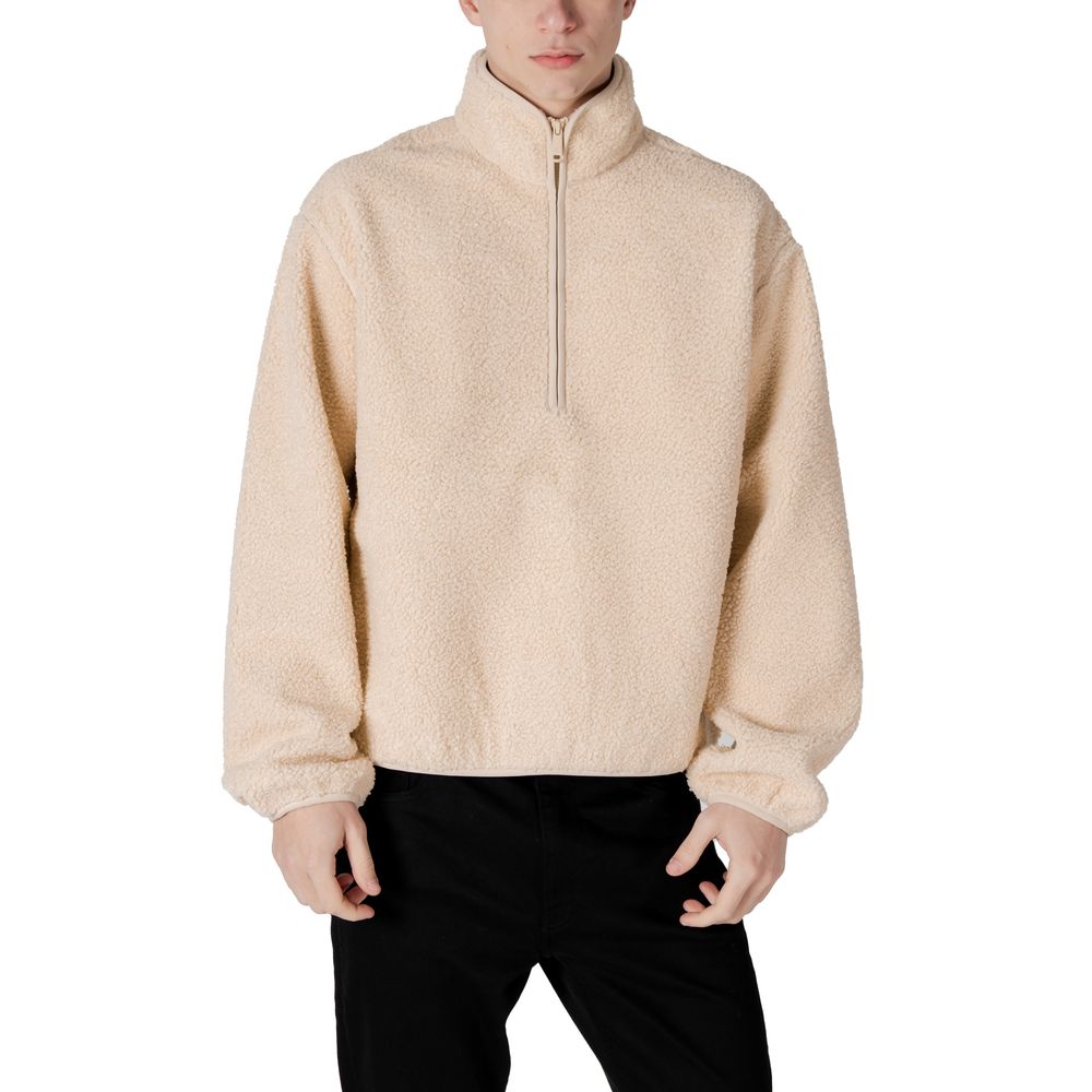 Calvin Klein Jeans Cream Recycled Polyester Jacket - ACCEXO