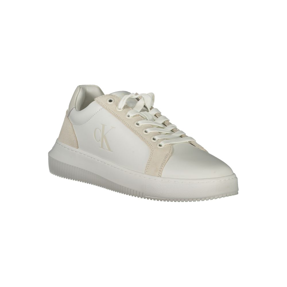 Calvin Klein White Polyethylene Men Sneaker