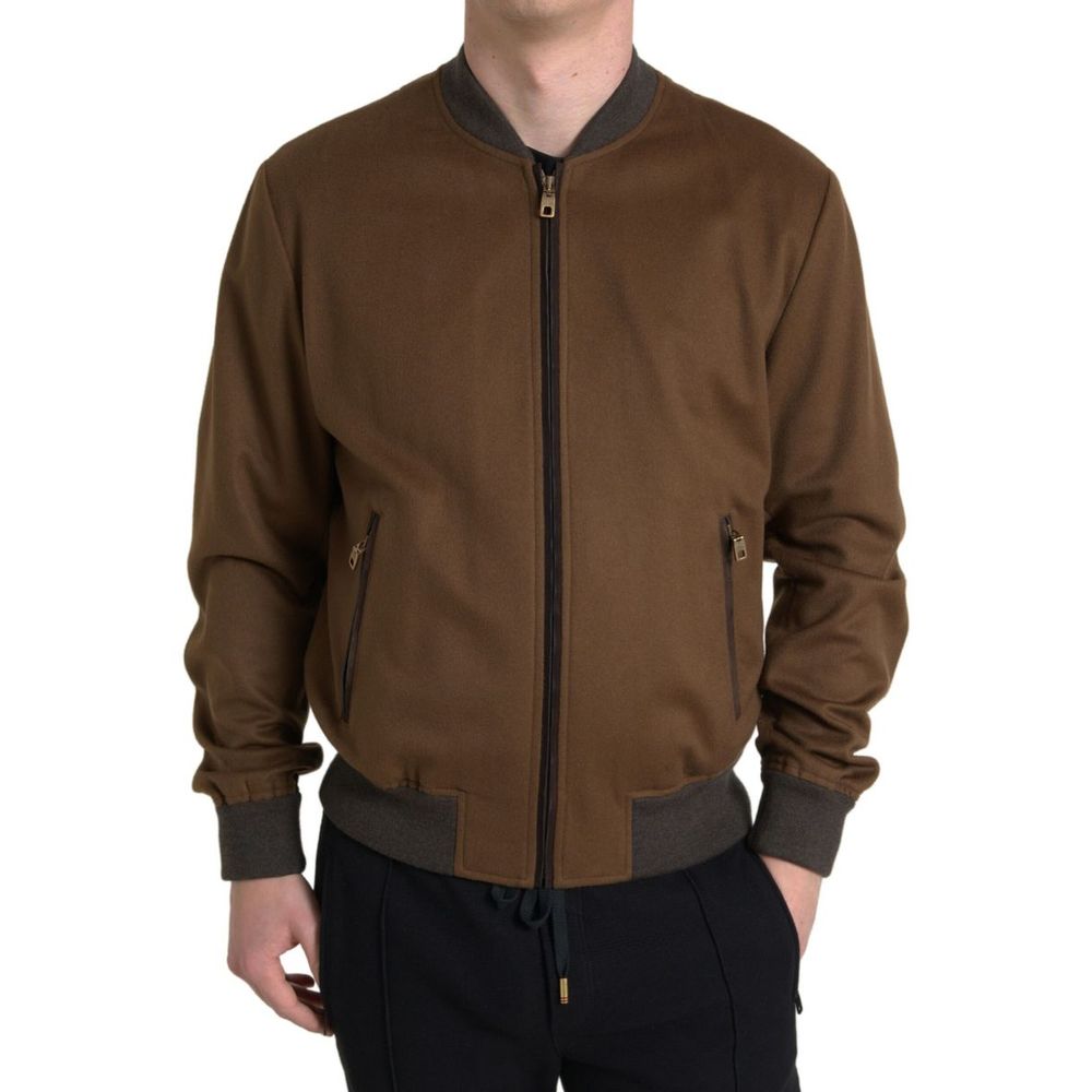 Dolce & Gabbana Brown Cashmere Jacket - ACCEXO