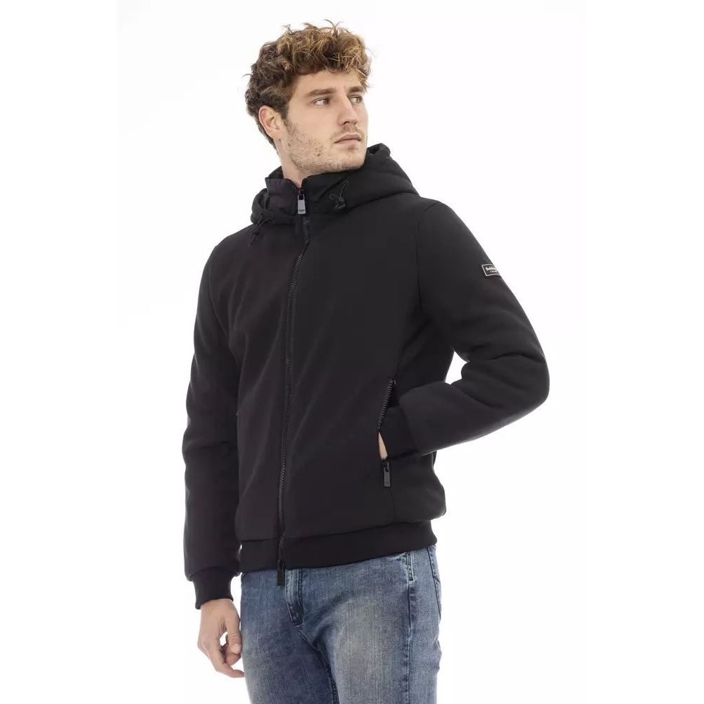 Baldinini Trend Black Polyester Jacket - ACCEXO