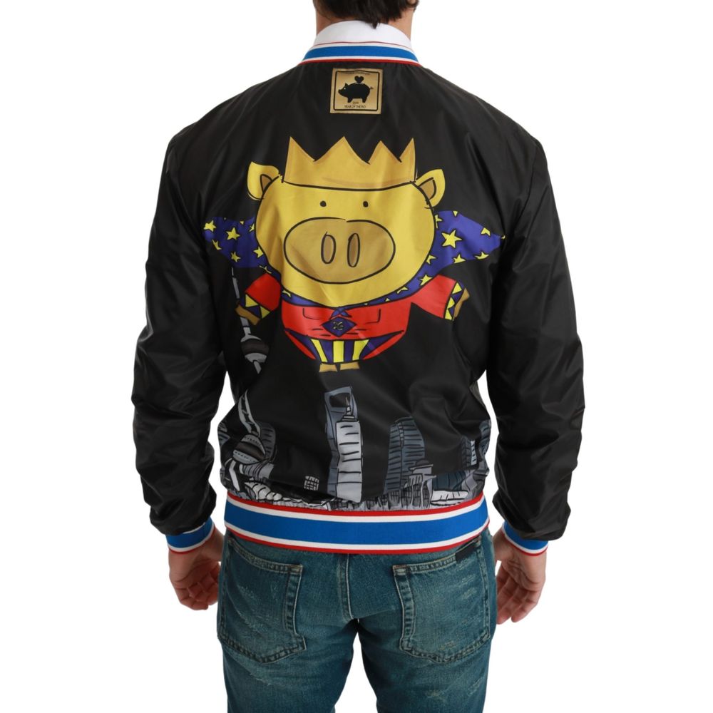 Dolce & Gabbana Black Material Jacket - ACCEXO