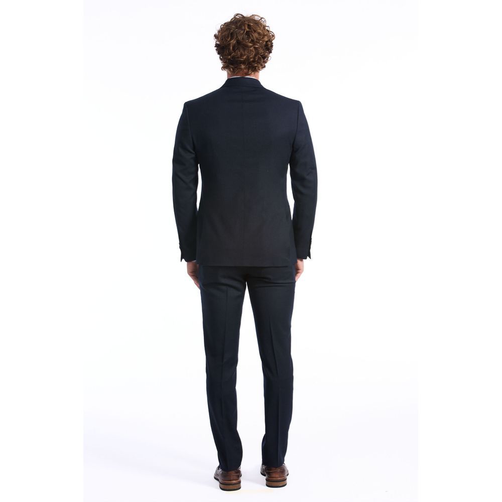 Baldinini Trend Blue Wool Suit - ACCEXO