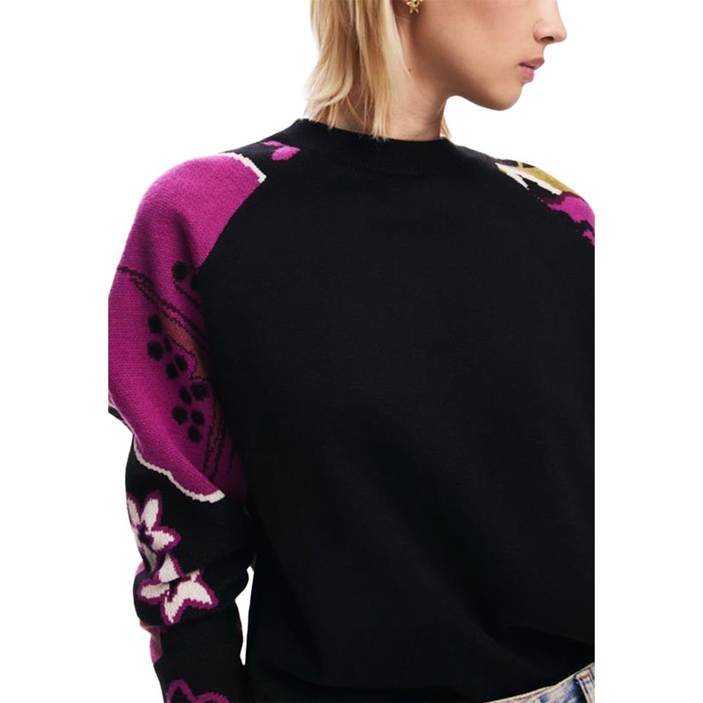 Desigual Black Polyamide Sweater