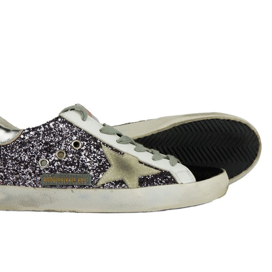 Golden Goose Gray Leather Sneaker