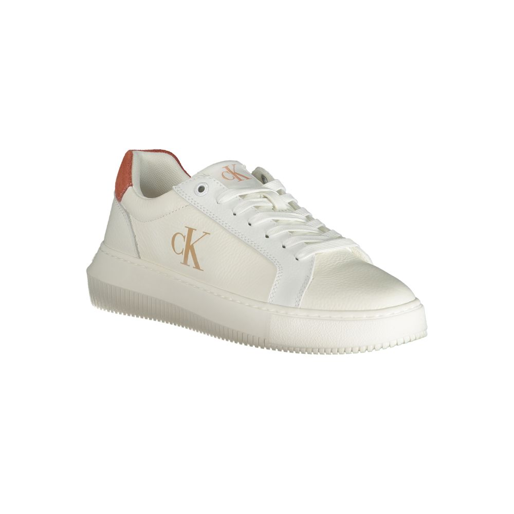 Calvin Klein White Polyethylene Women Sneaker