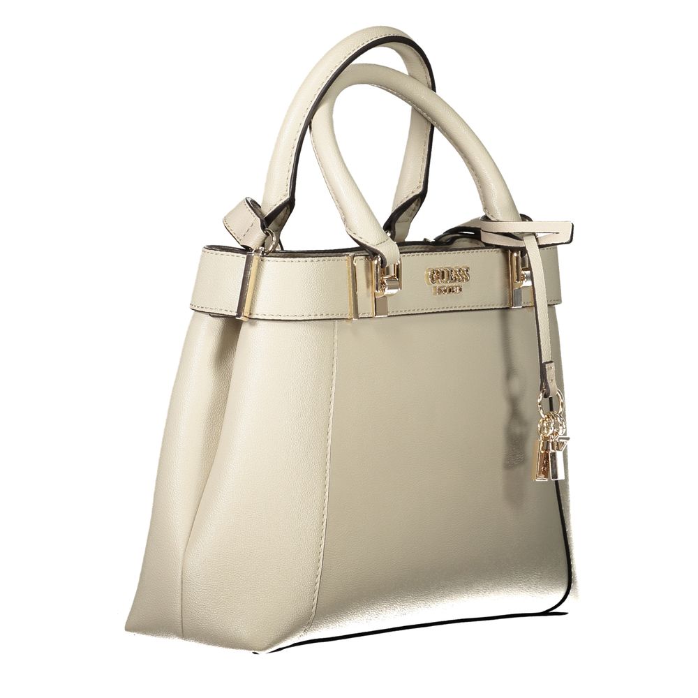 Guess Jeans Beige Polyethylene Women Handbag