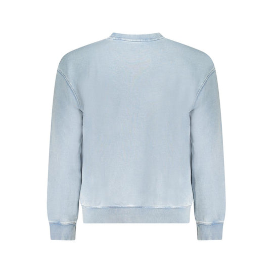 Guess Jeans Light Blue Cotton Men Sweater