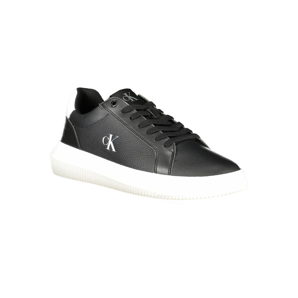 Calvin Klein Black Leather Men Sneaker