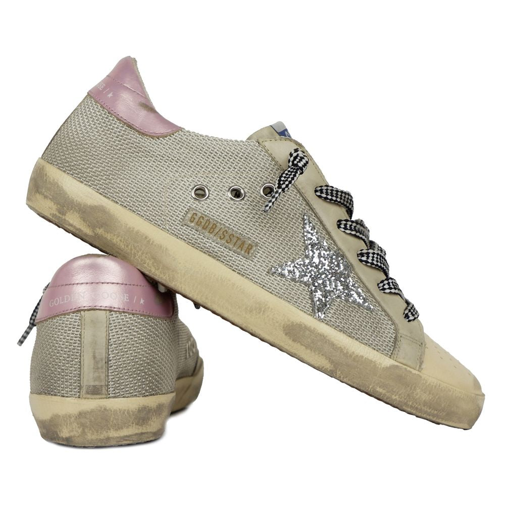 Golden Goose Gray Leather Di Calfskin Sneaker