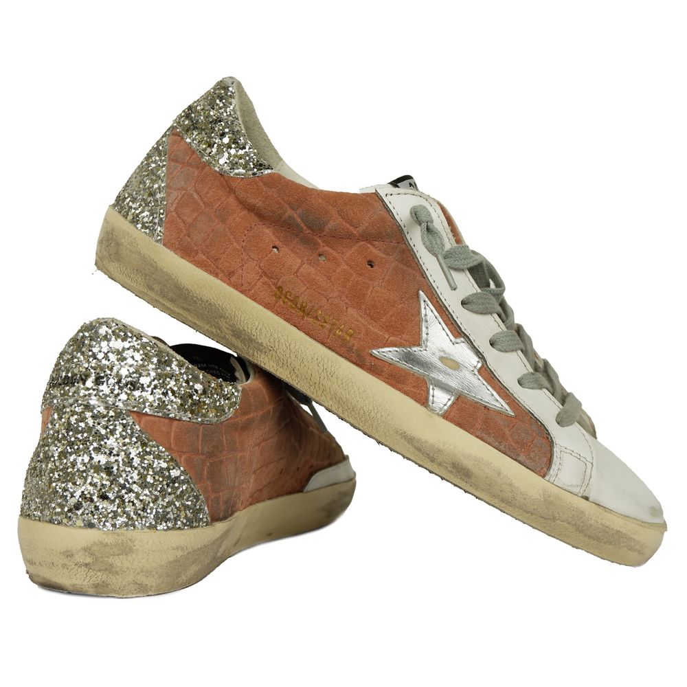 Golden Goose Pink Leather Sneaker