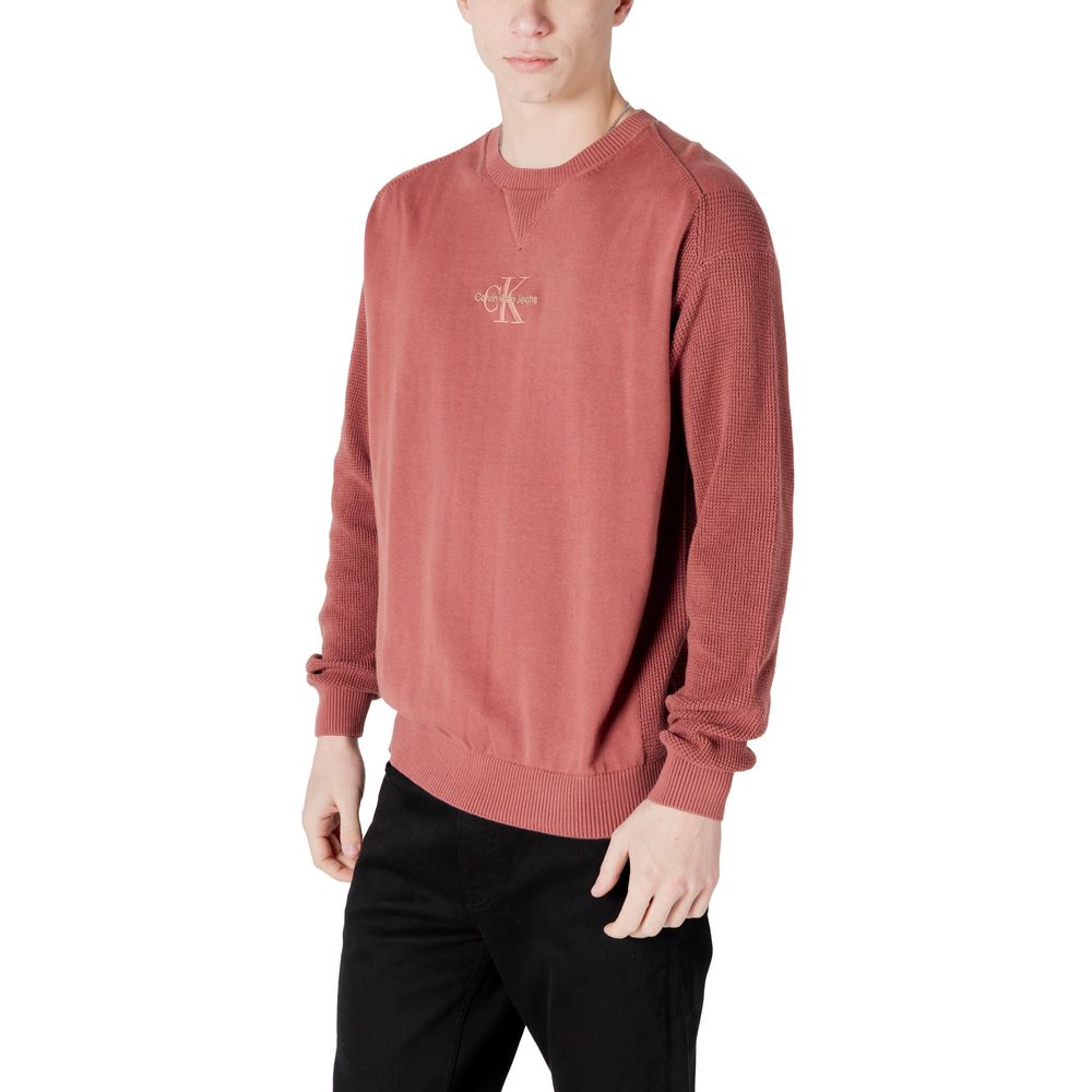 Calvin Klein Jeans Red Cotton Sweater - ACCEXO