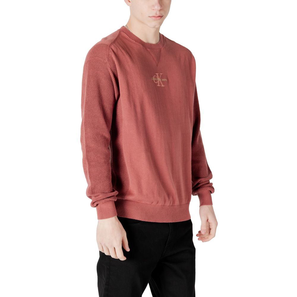Calvin Klein Jeans Red Cotton Sweater - ACCEXO