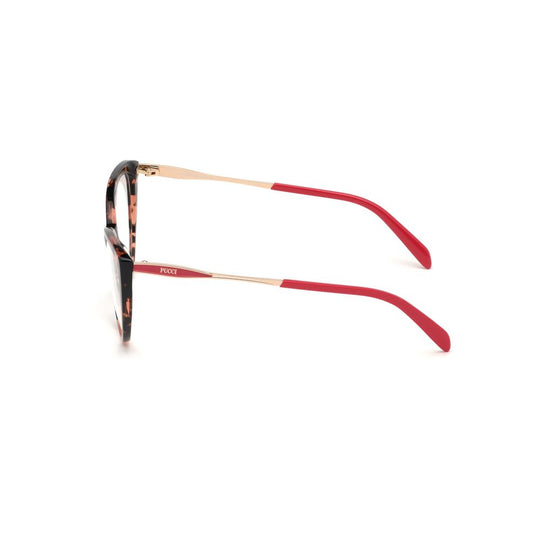 Emilio Pucci Brown Acetate Frames