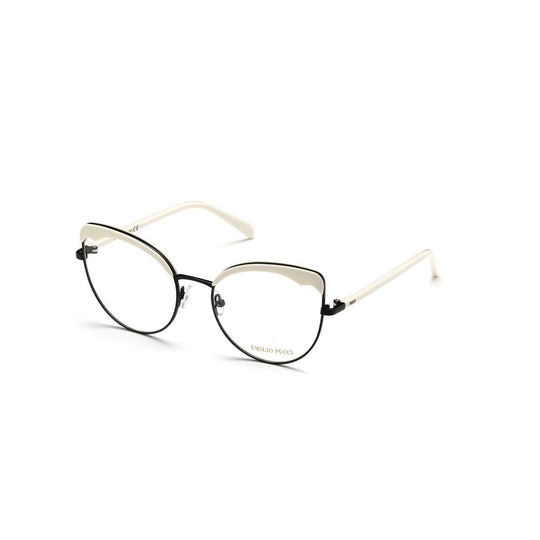 Emilio Pucci Black Metal Frames