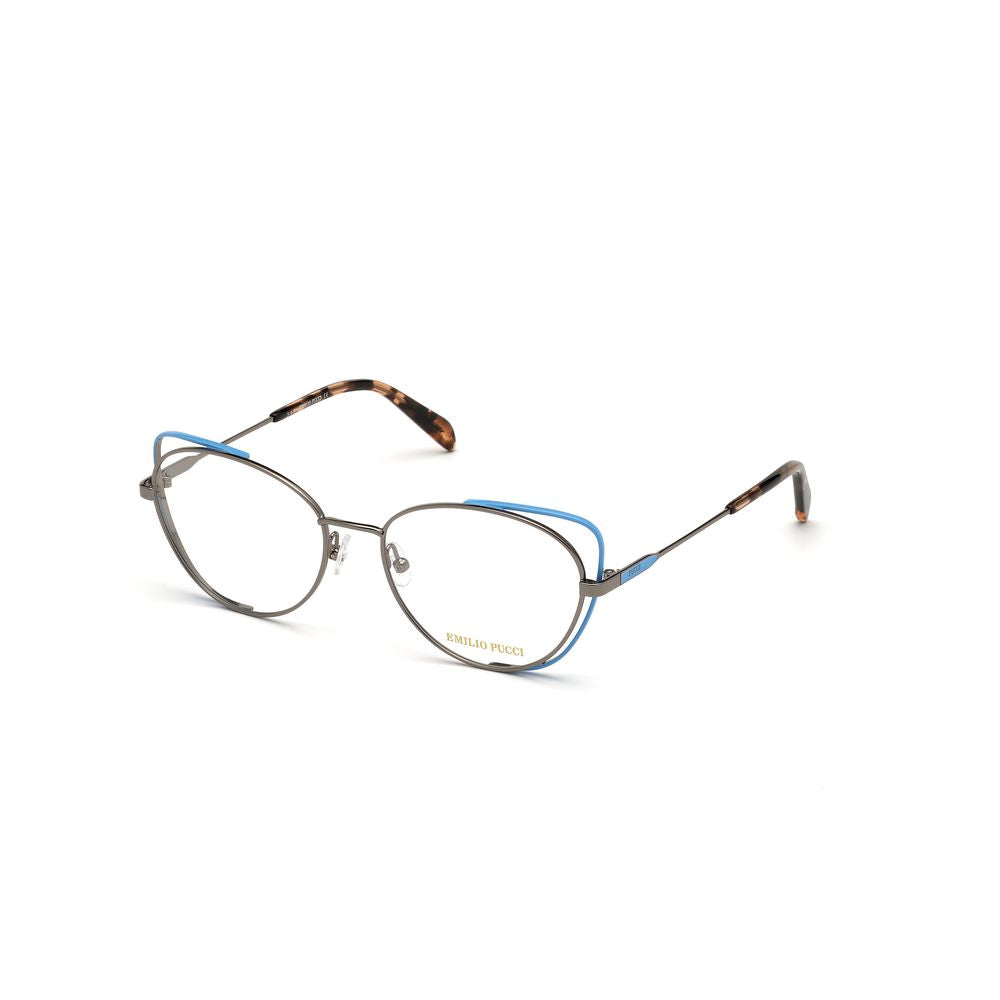 Emilio Pucci Gray Metal Frames